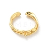 Brass Open Cuff Ring Settings KK-G518-08G-03-2