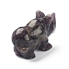 Natural Amethyst Carved Healing Rhinoceros Figurines DJEW-M008-02H-3