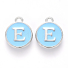 Platinum Plated Alloy Enamel Charms LS-ENAM-S118-04E-P-1