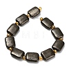 Natural Gold Pyrite/Golden Pyrite Beads Strands G-F833-L01-01-3