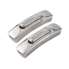 304 Stainless Steel Bayonet Clasps X-STAS-P158-01C-P-2