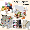 75Pcs Natural Wooden Round Ball WOOD-PA0001-84A-5