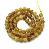 Natural Quartz Beads Strands G-N355-6mm-62-2