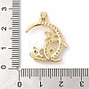 Brass Micro Pave Cubic Zirconia Pendants LS-ZIRC-I069-02G-02-3