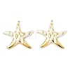 Ocean 304 Stainless Steel Enamel Pendants STAS-T076-08B-02G-1