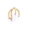 1 Pcs Alloy Cuff Earrings for Women WGFA45F-13-1