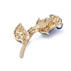 Alloy Rhinestone Brooches JEWB-H028-02G-02-2