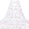 6 Yards Flower Pattern Milk Fiber Mesh Fabric DIY-NB0014-82A-1