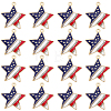 20Pcs Independence Day Alloy Enamel Pendants ENAM-SC0008-28-1