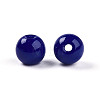 Opaque Solid Color Glass Beads GLAA-N007-6mm-A03-2