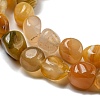 Natural Botswana Agate Beads Strands G-D081-A10-02-4