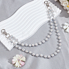 1Pc Polymer Clay Rhinestone Round Beaded Pants Chains AJEW-BM0001-29B-02-4