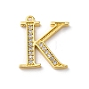 Rack Plating Brass Micro Pave Cubic Zirconia Pendant KK-H449-76G-05-1
