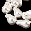 Electroplated Glass Pearl Beads Strands BSHE-B008-02-3