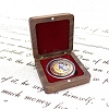 Wood Badge Medal Storage Gift Magnetic Boxes with Hinged Lid CON-WH20001-28B-1
