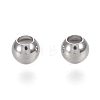 202 Stainless Steel Beads STAS-K204-02E-P-2