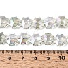 Electroplate Transparent Glass Beads EGLA-H112-04HP-02-4