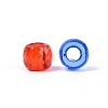 Transparent Acrylic European Beads OACR-Q200-09-3