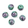 Printed Handmade Porcelain Beads PORC-R134-04-5