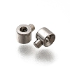 304 Stainless Steel Crimp Beads X-STAS-L216-51P-01-2