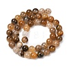 Natural Tiger Quartz Beads Strands GG-NH0013-A01-8mm-4