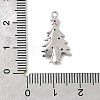 Christmas Brass Micro Pave Cubic Zirconia Pendants KK-L258-04P-A01-3