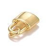Rack Plating Real 18K Gold Plated Brass Pendants KK-E275-02G-2