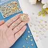   160Pcs 8 Styles Brass Spacer Beads KK-PH0006-73-3