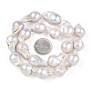 Natural Baroque Pearl Keshi Pearl Beads Strands PEAR-S019-02C-4
