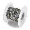 Tarnish Resistant 304 Stainless Steel Chains CHS-L001-170-0.5mm-3