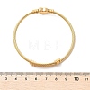 304 Stainless Steel Torque Bangles for Women BJEW-M042-08G-3