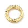 Brass with ABS Plastic Imitation Pearl Snap Clasps KK-I476-22G-1