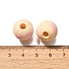 Valentine's Day Element Printed Wood Beads WOOD-R002-01-36-3