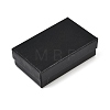 Shell Textured Paper Jewelry Packaging Boxes with Black Sponge Inside CON-B013-03-1