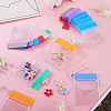 40Pcs 8 Colors Transparent EVA Packaging Resealable Bags ABAG-TA0002-29A-8