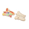 Easter Alloy Enamel Pendants LS-ENAM-I055-01KCG-05-2