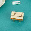 Zinc Alloy Twist Bag Lock Purse Catch Clasps PURS-WH20003-001G-7