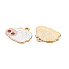 Alloy Enamel Pendants ENAM-T016-17-RS-3