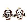 Halloween Alloy Enamel Pendants STAS-I354-01G-G-1