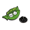 Pea Pod & Cat Enamel Pin JEWB-A014-03D-3