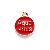 Alloy Enamel Pendants X-ENAM-S124-01A-07J-3