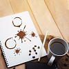 9Pcs 9 Styles PET Hollow Out Drawing Painting Stencils DIY-MA0002-01-5
