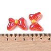 Glitter Plated Resin Cabochons RESI-H163-09C-3
