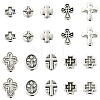 100Pcs 10 Styles Tibetan Styles Alloy Beads FIND-CJ0006-03-1