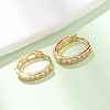 Women's Brass Earrings KK-CBA8EB2-15G-1