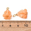 Dyed Synthetic Coral Pendants GG-CBAC295-01G-05-2