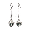 Glass Seed Beads Dangle Earrings EJEW-MZ00350-02-2