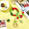 12Pcs 6 Style Food Grade Eco-Friendly Silicone Beads SIL-CA0001-32-5