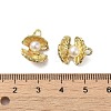 Alloy with Rhinestone Pendants FIND-B032-07G-3