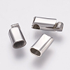 304 Stainless Steel Magnetic Clasps with Glue-in Ends STAS-F122-04P-4